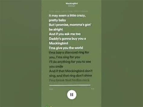 mockingbird lyrics|mockingbird lyrics original.